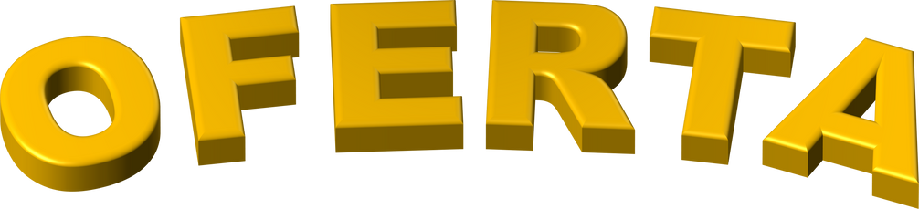 Oferta letreiro escrito